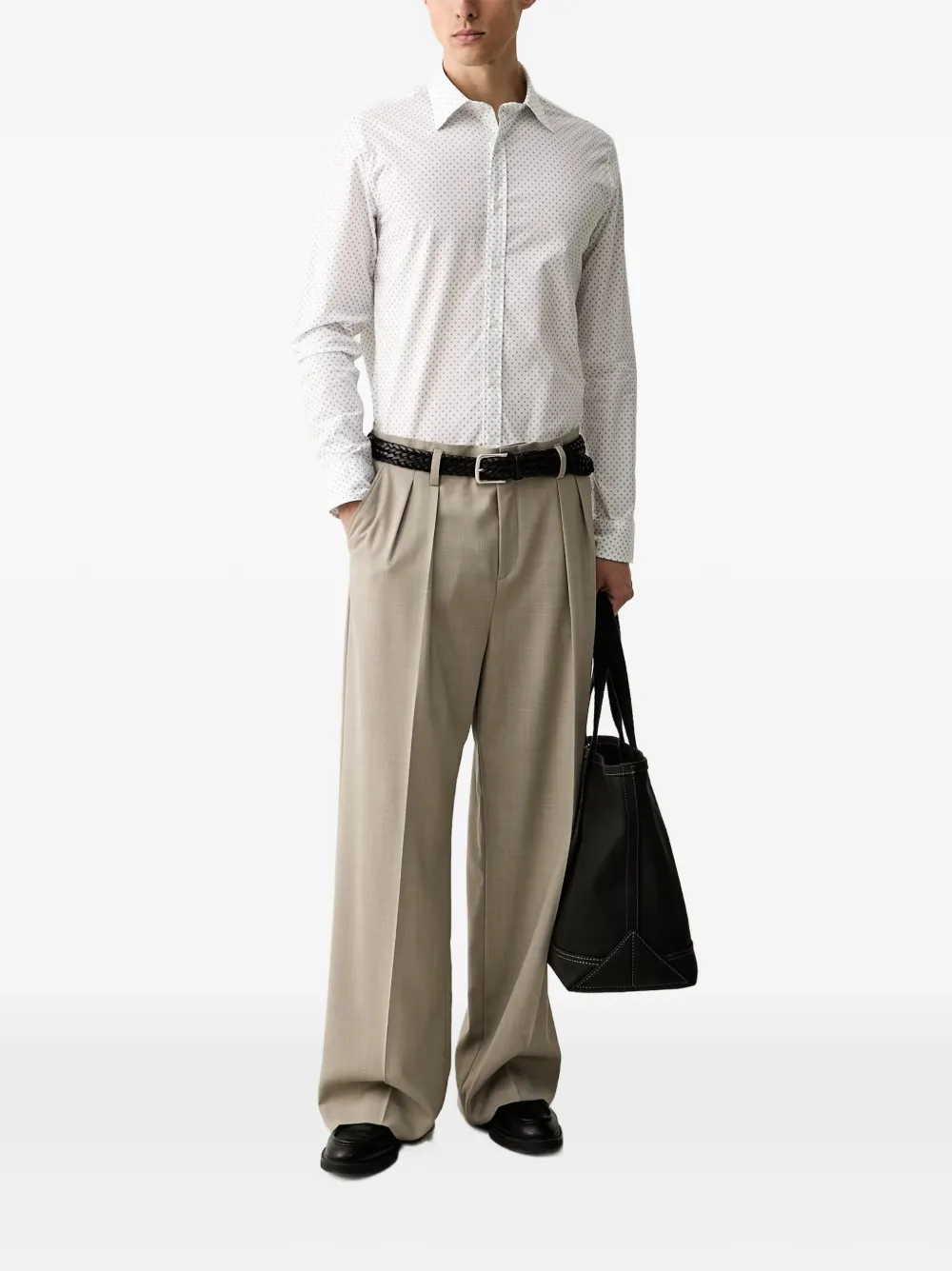 Michael Kors Overhemd met geometrische print Wit