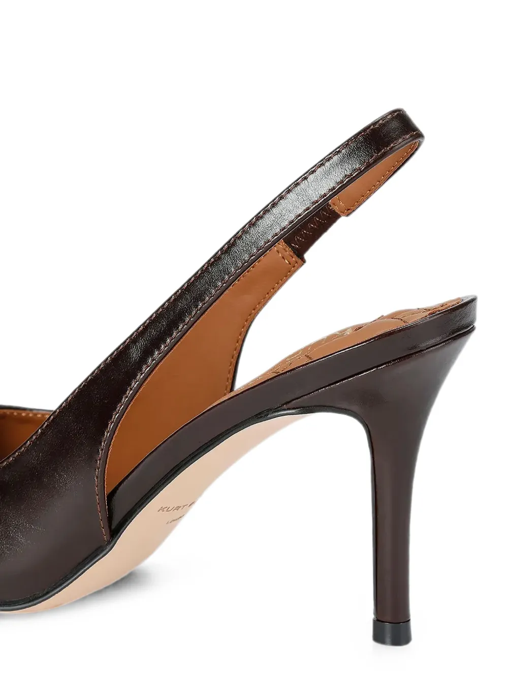 Kurt Geiger London Belgravia high sling back heels Bruin