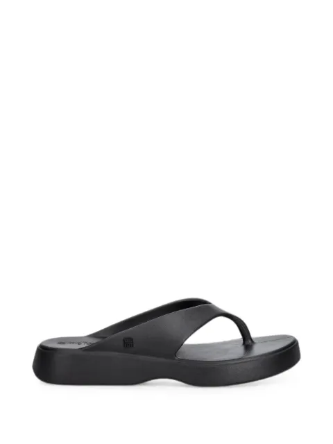 Melissa logo-plaque flip-flops