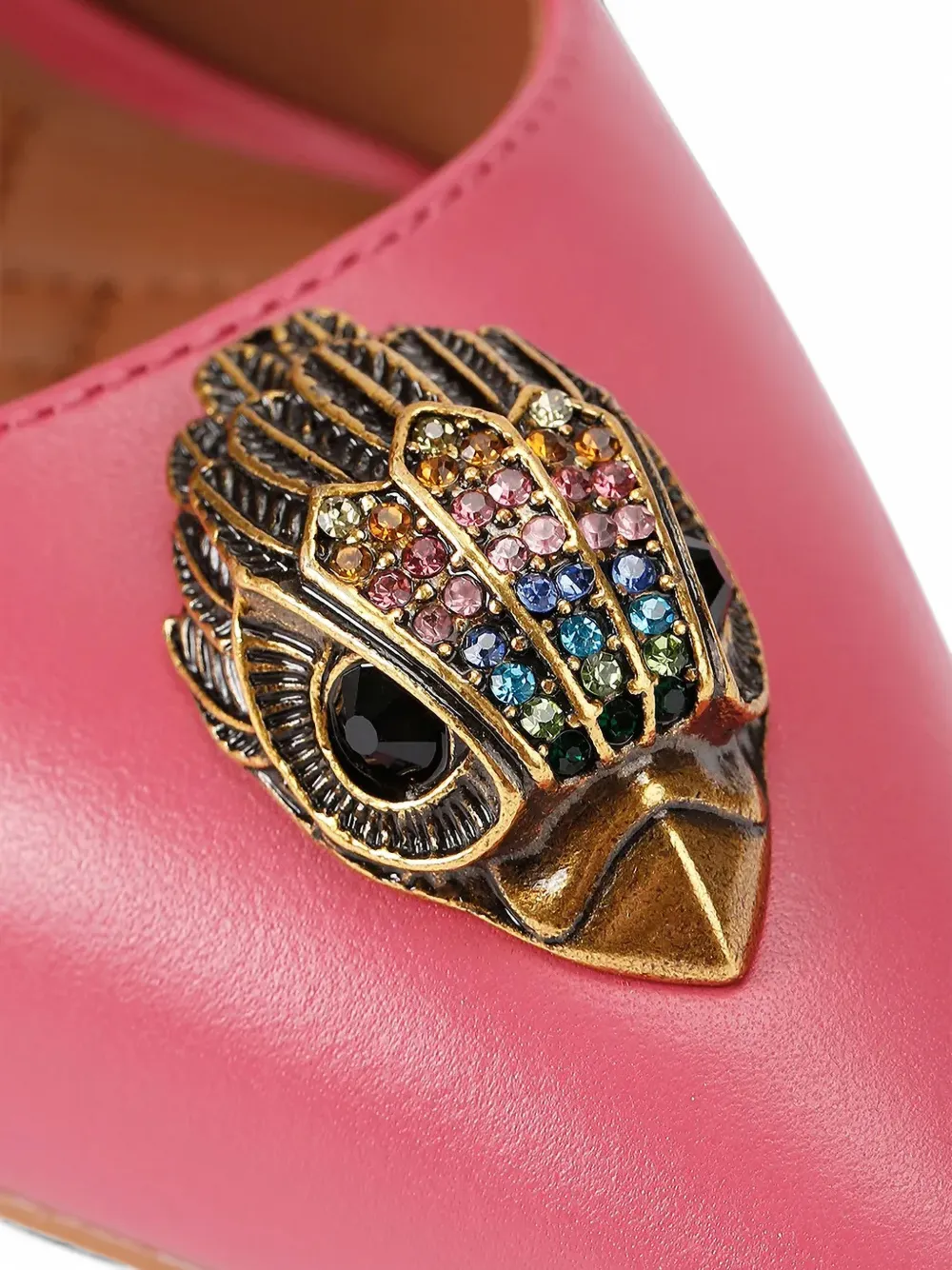 Kurt Geiger London Eagle Head slingback pumps Roze