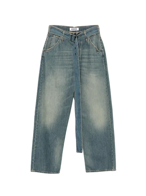 DARKPARK jeans anchos con cinturón