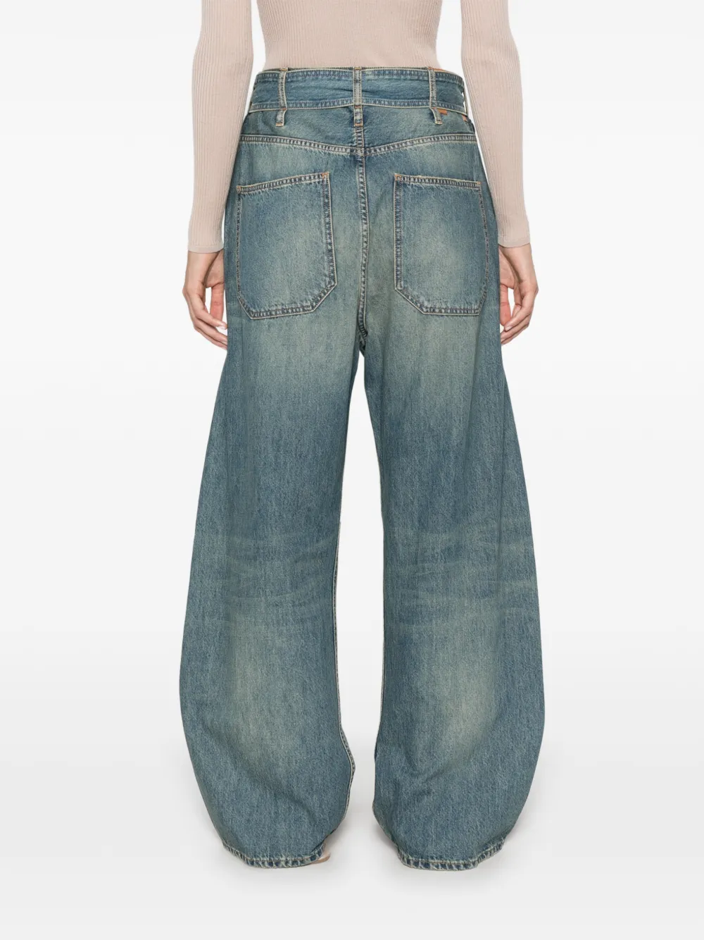 DARKPARK Jeans met wijde pijpen Blauw
