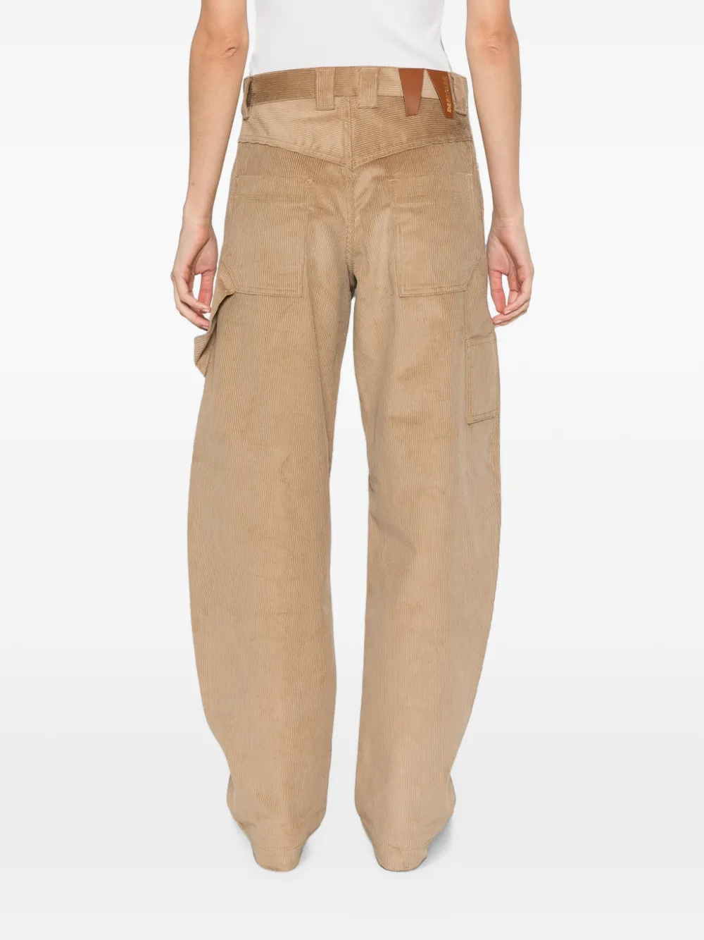 DARKPARK Ribfluwelen broek Beige