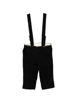Black Comme Des Garçons サスペンダーサルエルパンツ | ブラック