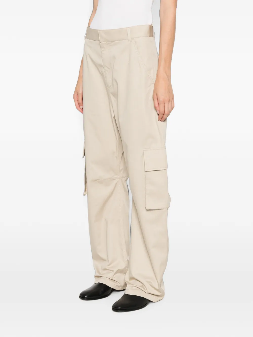 Balenciaga Ruimvallende cargobroek Beige