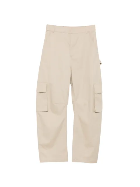 Balenciaga relaxed cargo trousers in beige