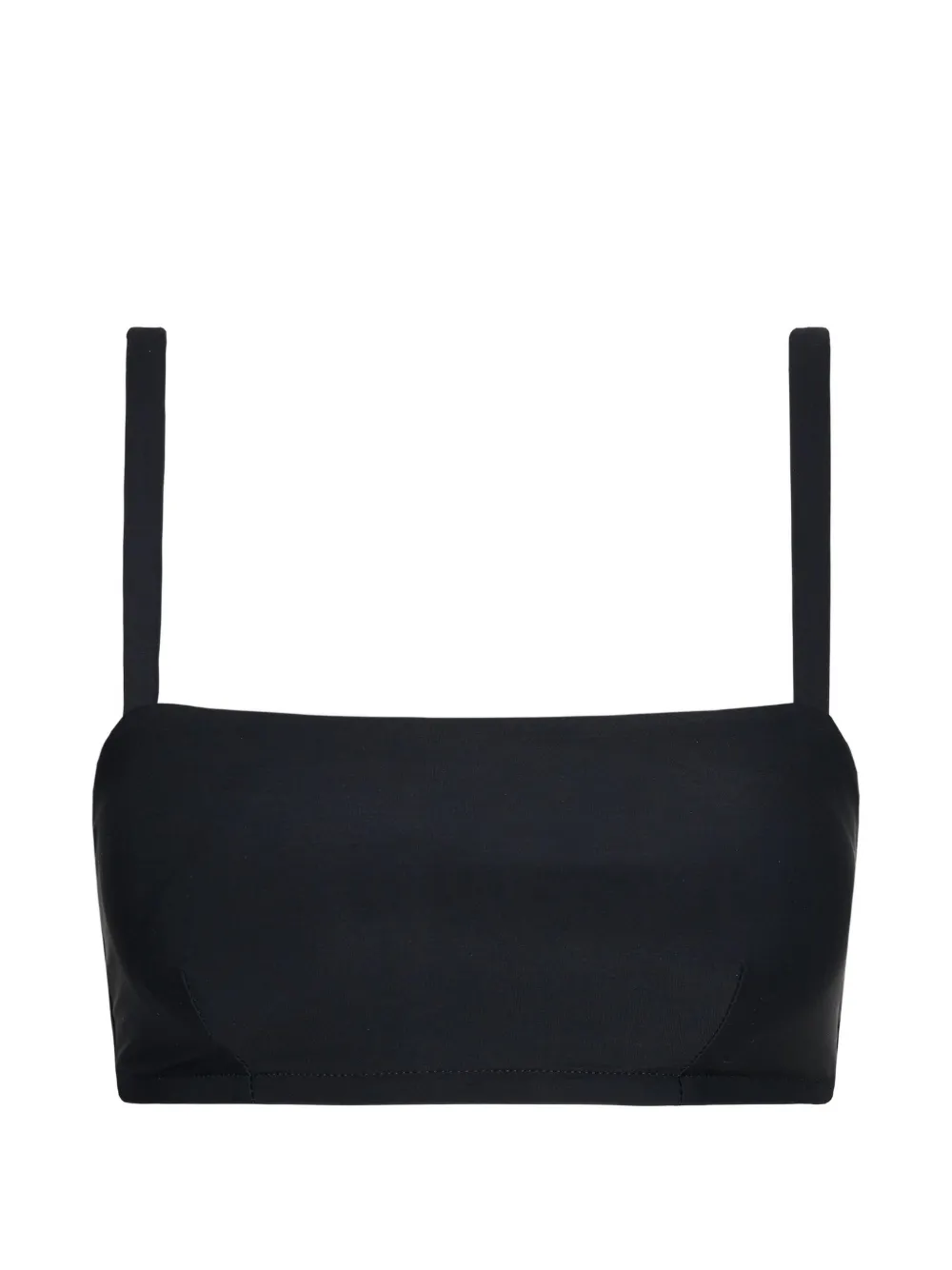 BONDI BORN Anja square-neck bikini top - Nero