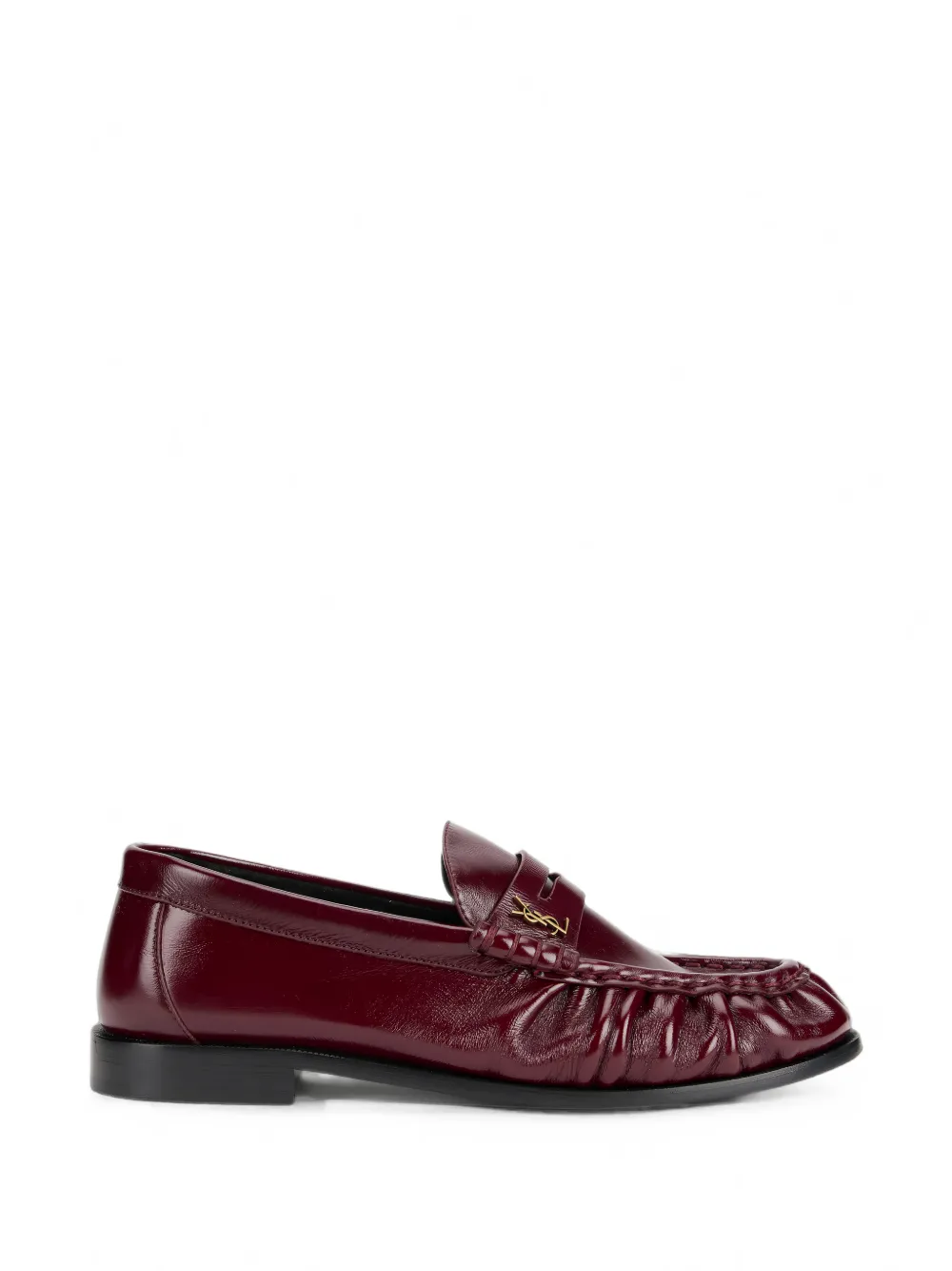 Saint Laurent chaussures Le Loafer en cuir lisse souple - Rouge Saint Laurent chaussures Le Loafer en cuir lisse souple - Rouge