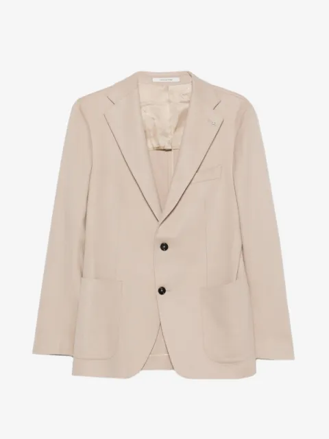 Tagliatore veste à simple boutonnage et col à revers crantés