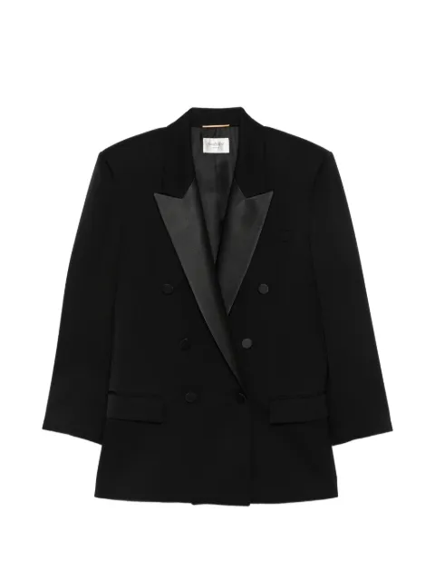 Saint Laurent double-breasted peak-lapels blazer