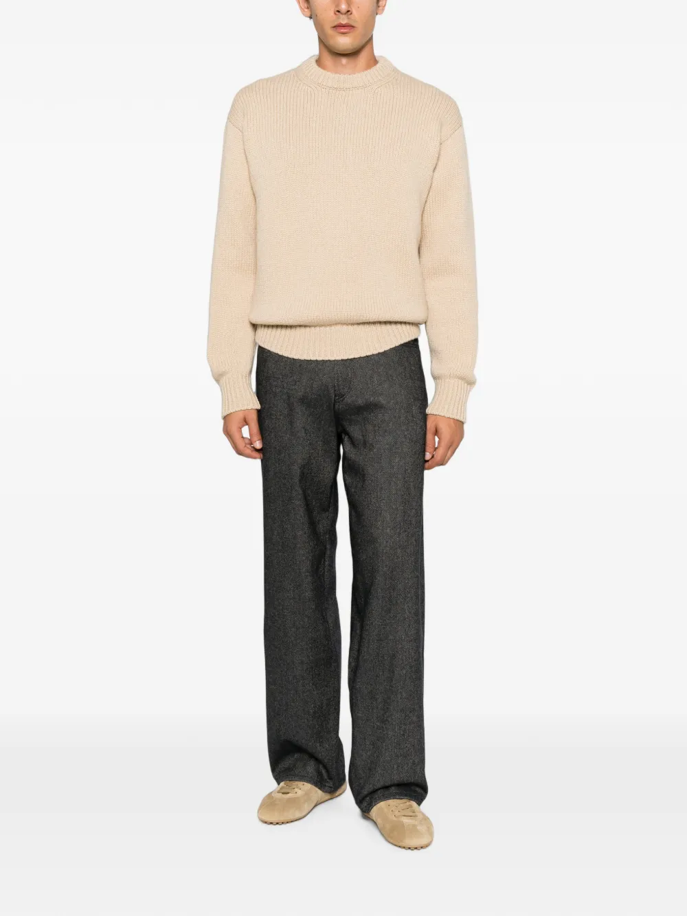 Giorgio Armani Jeans met logopatch Blauw