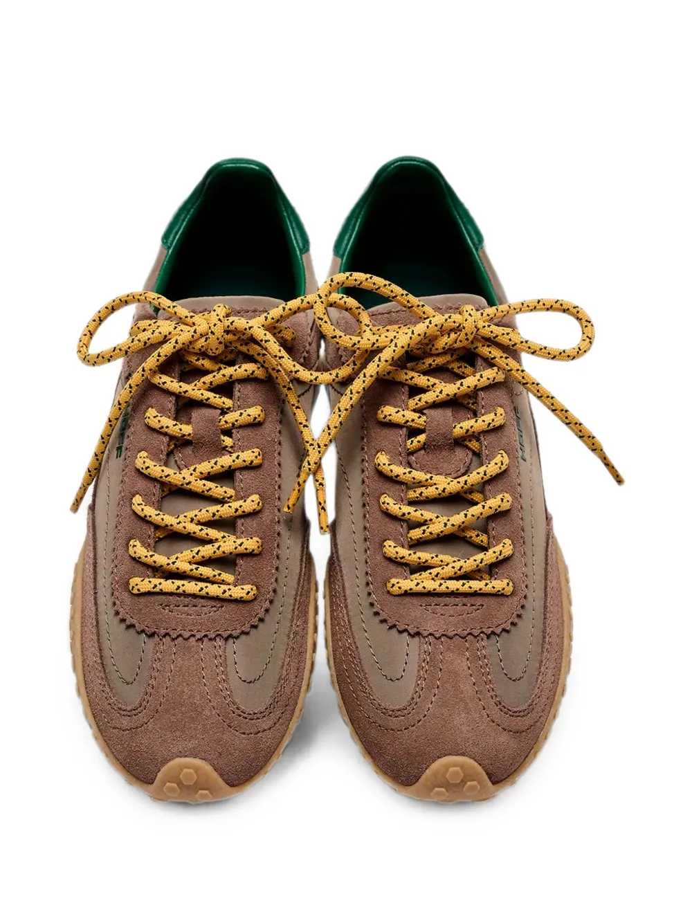 Hoff Bridge MKII suede-panelled logo-print sneakers Bruin