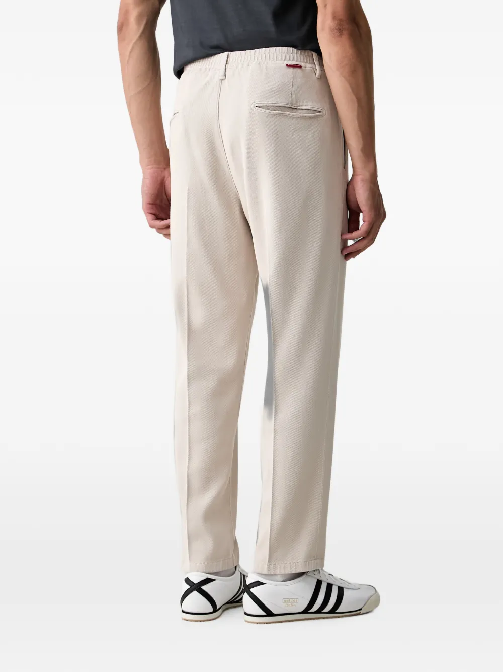 Joop! Pantalon met elastische taille Beige