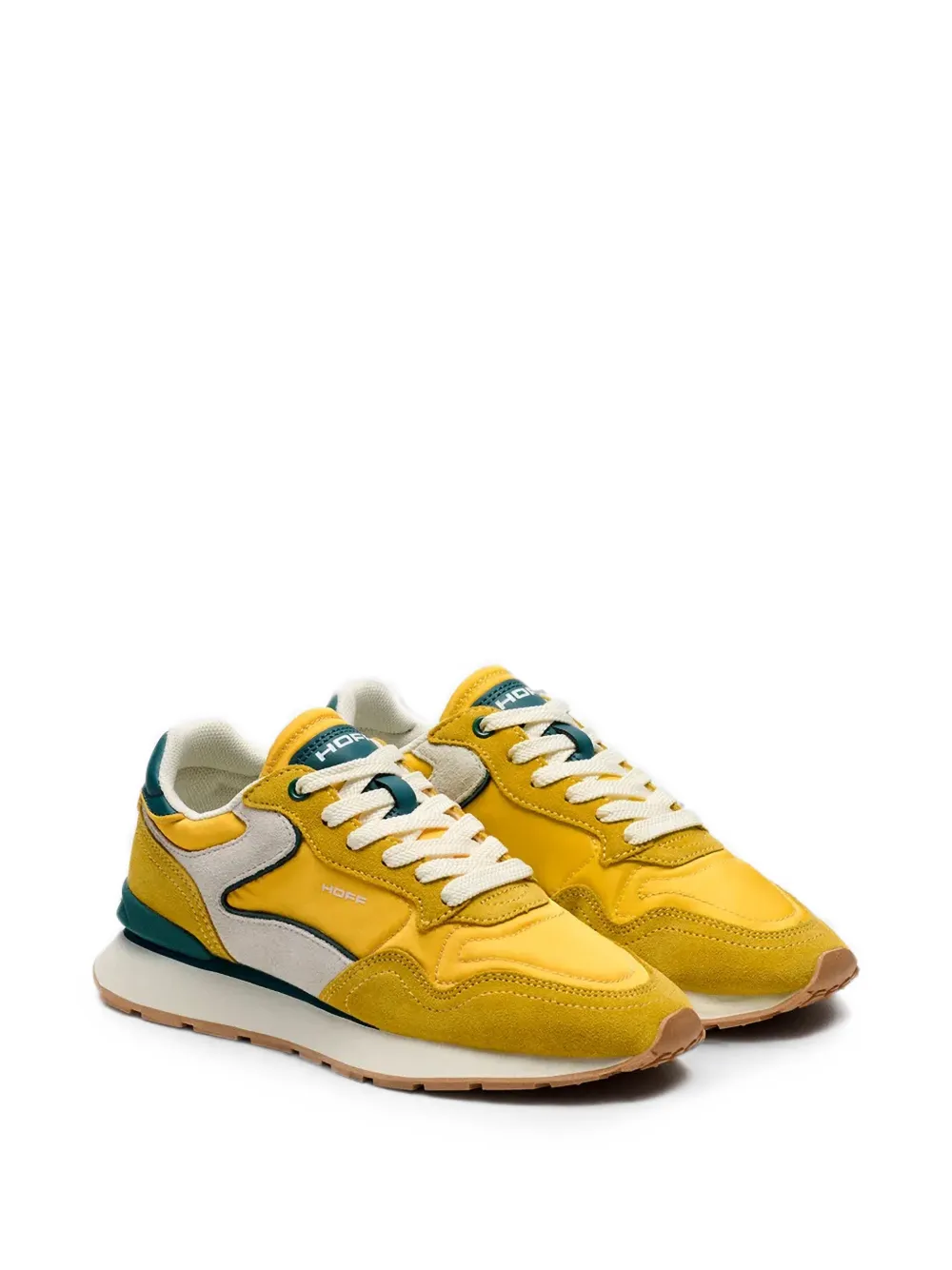 Hoff City panelled suede sneakers Geel