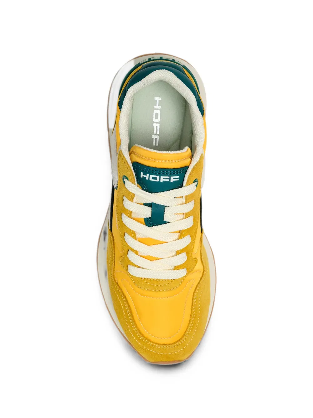 Hoff City panelled suede sneakers Geel