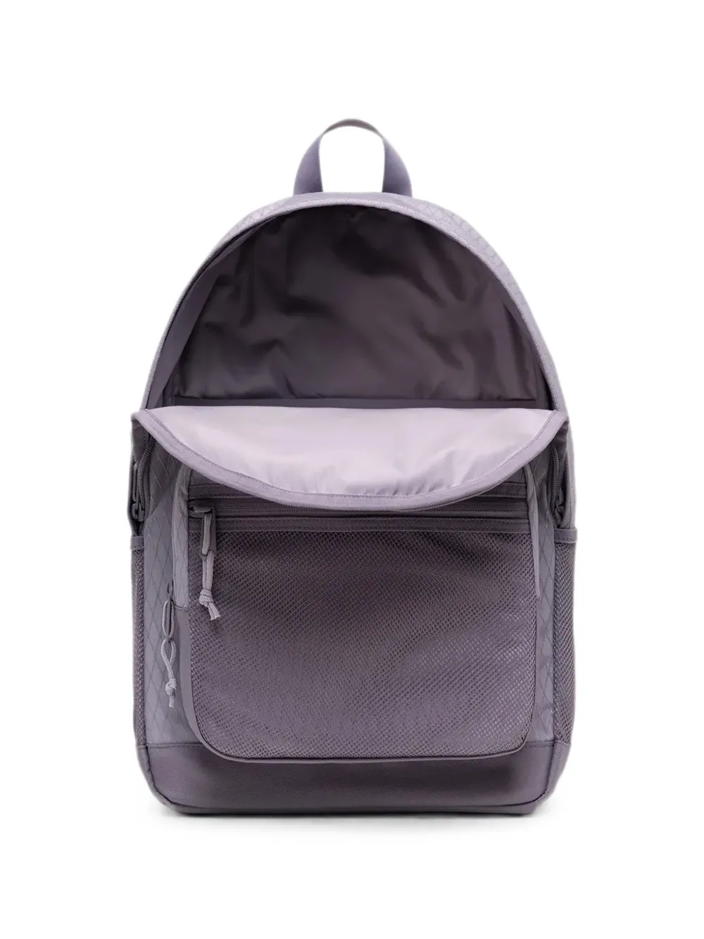Herschel Supply Co. Kaine 28 L gewatteerde rugzak met ruit-patroon en mesh vlak Grijs
