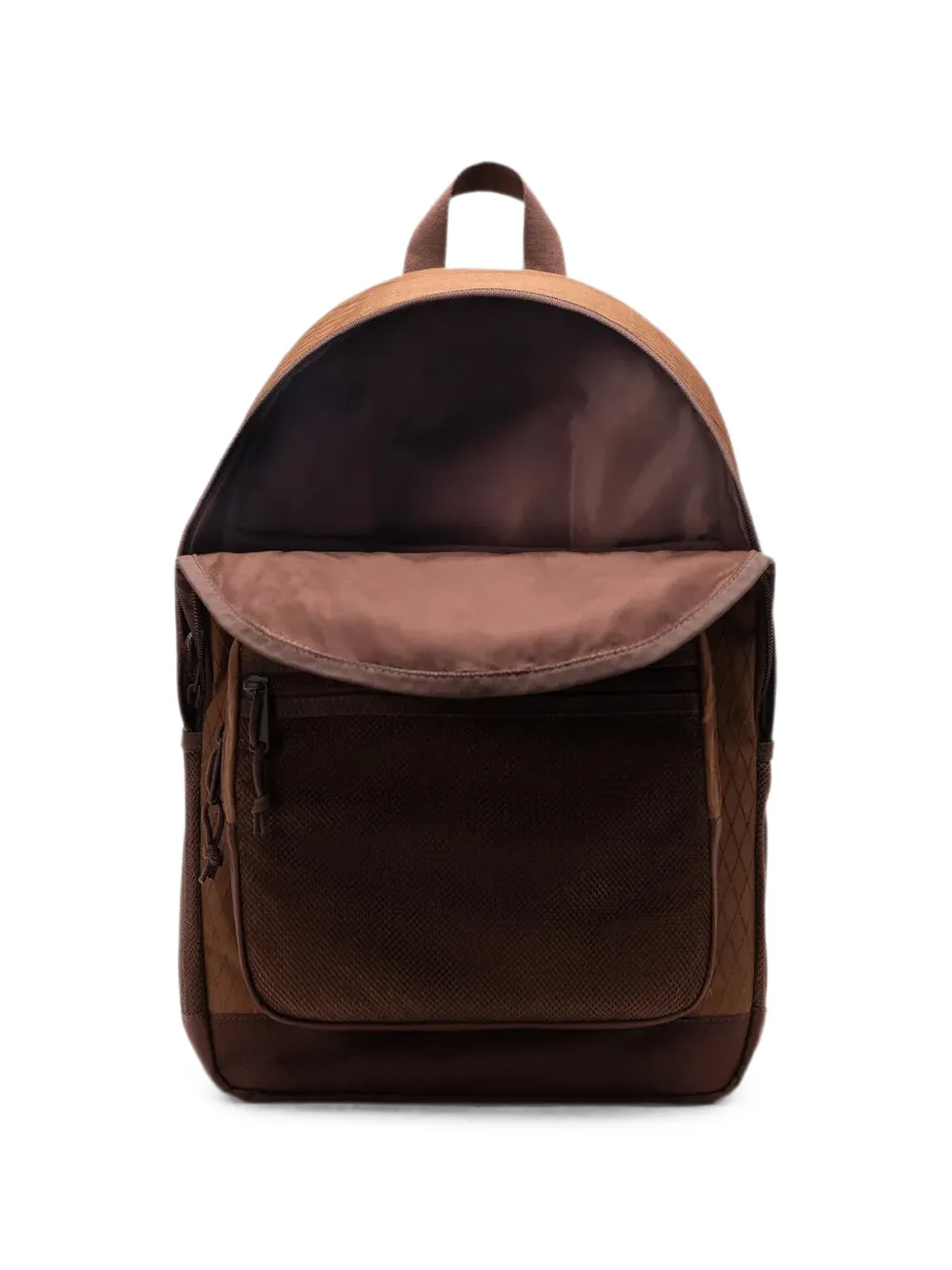 Herschel Supply Co. Kaine 28 L gewatteerde rugzak met ruit-patroon en mesh zak Bruin