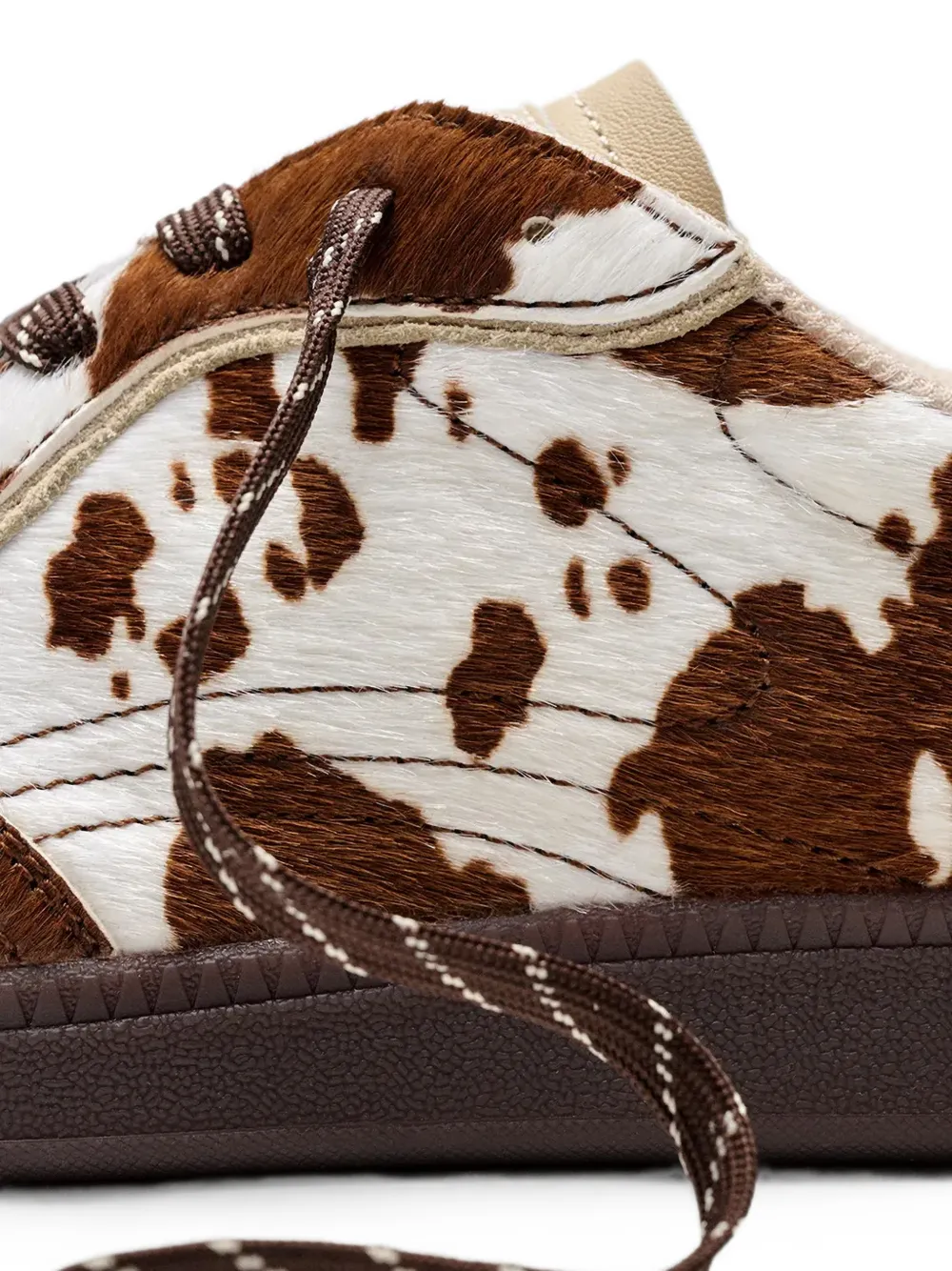 Hoff Park cow-print pony-hair sneakers Bruin