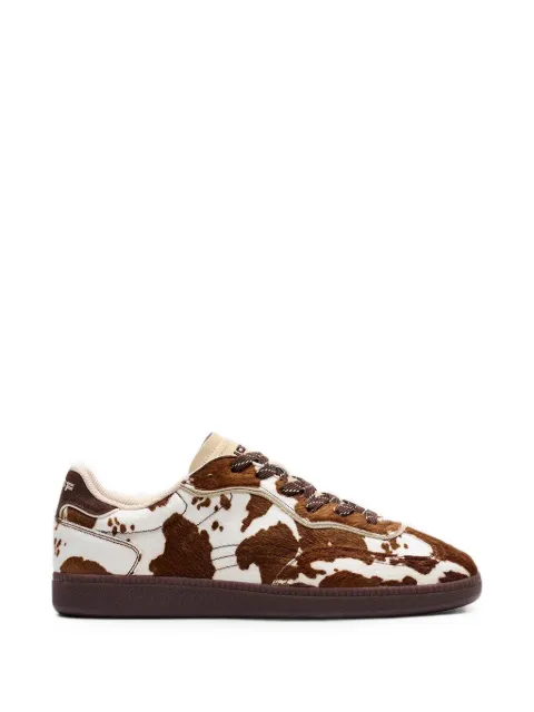 Hoff Park cow-print pony-hair sneakers