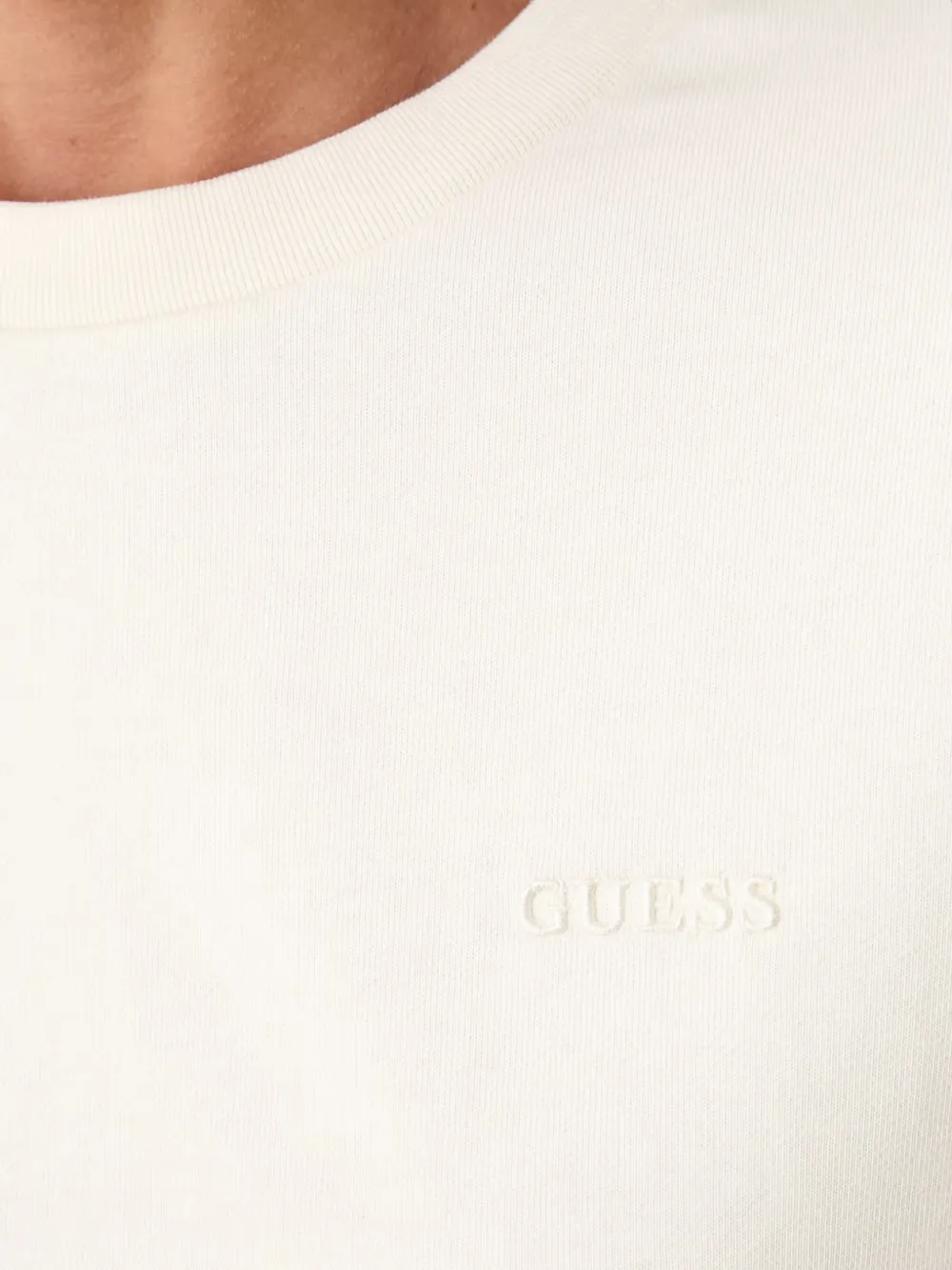 GUESS USA Sweater met geborduurd logo Beige