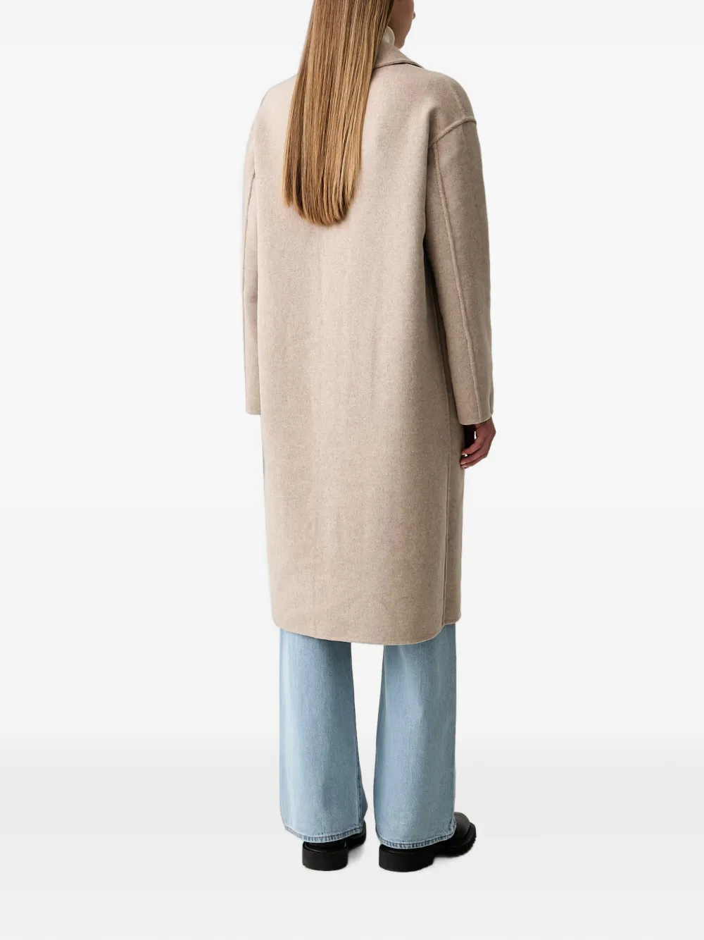 Joseph Ribkoff check-pattern reversible coat Beige