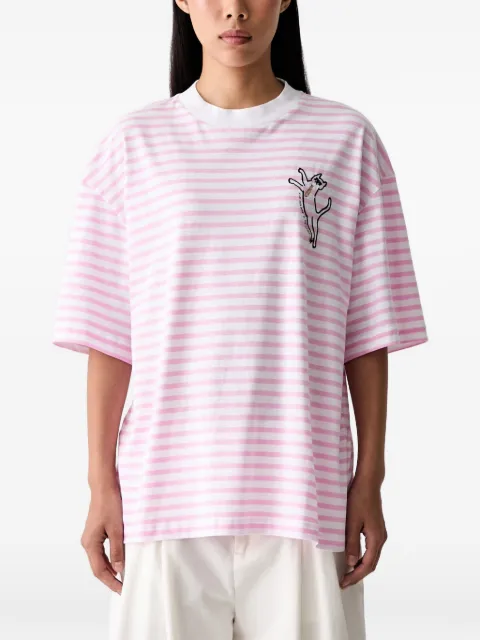Iceberg striped embroidered T-shirt