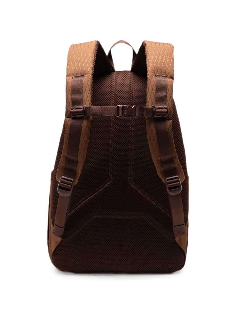 Herschel Supply Co. Kingston 30 L gewatteerde rugzak met ruit-patroon en bungee-koord Bruin