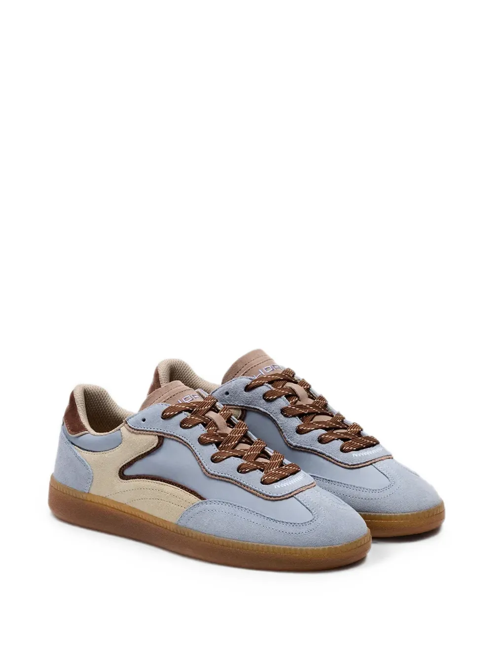 Hoff Park panelled suede-trim sneakers Blauw