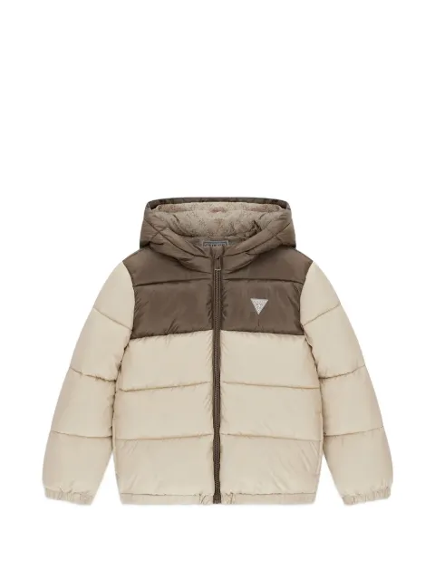 guess kids hooded padded jacket