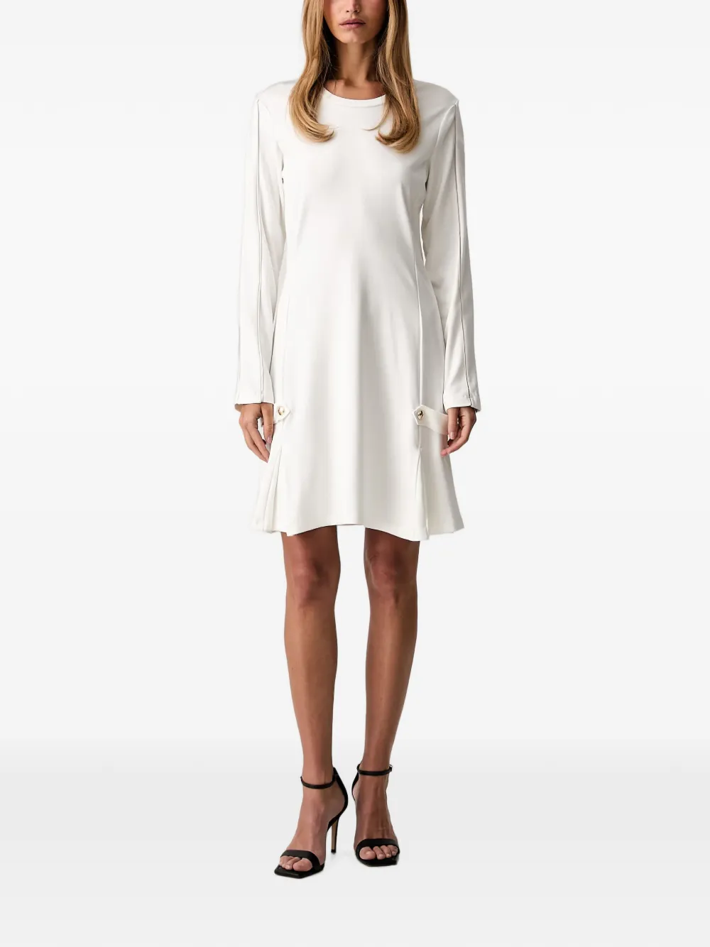 LIU JO short dress in Punto Milano fabric - Weiß