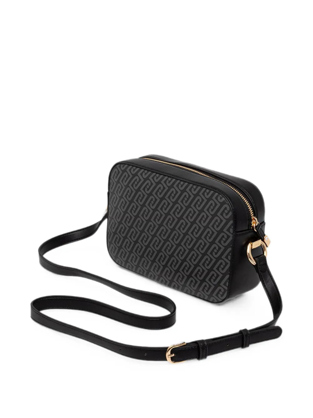 LIU JO Medium crossbodytas met monogram Zwart