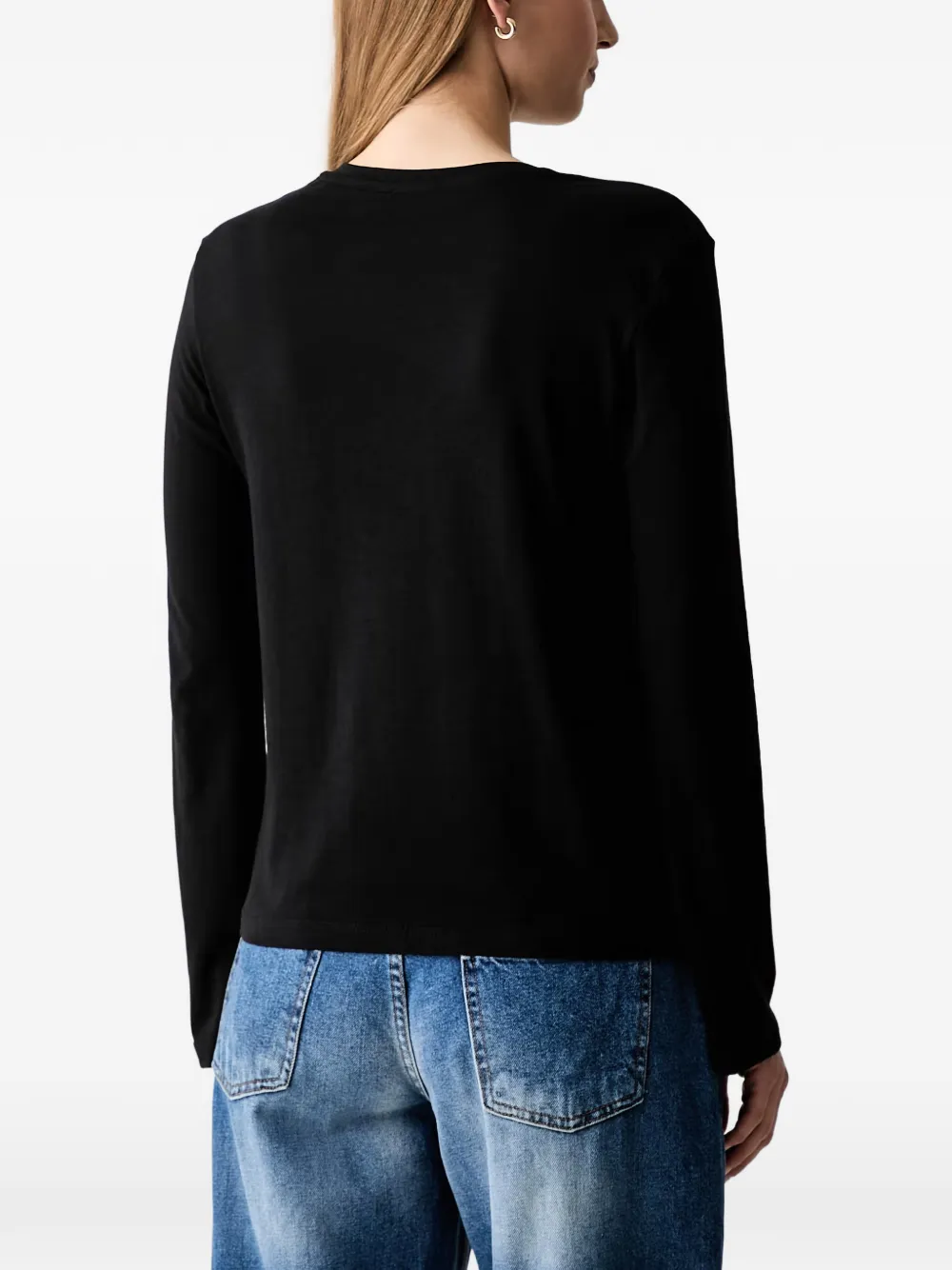 LIU JO T-shirt met logo Zwart
