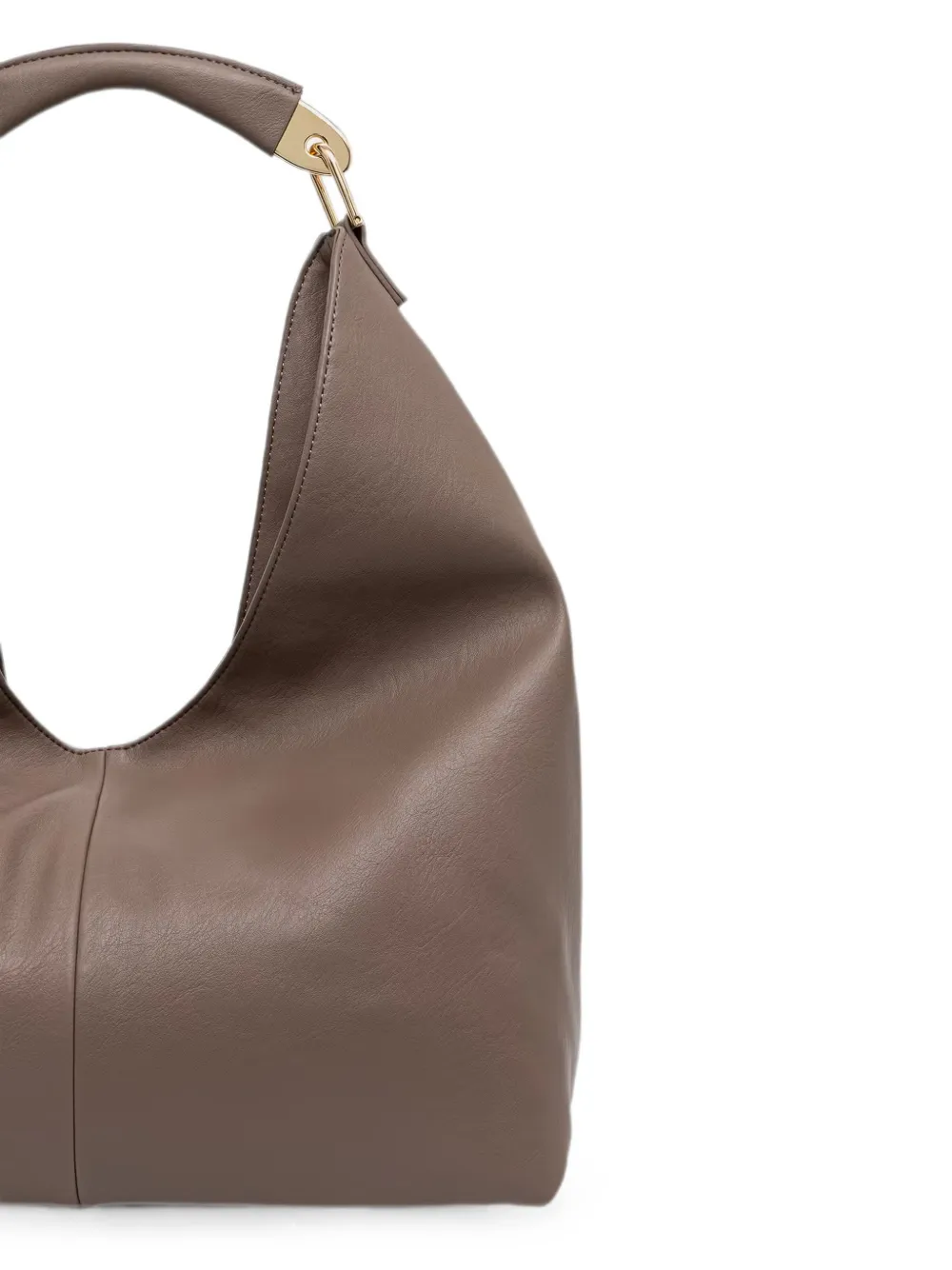 TWINSET Kleine shopper met logo-bedel Bruin