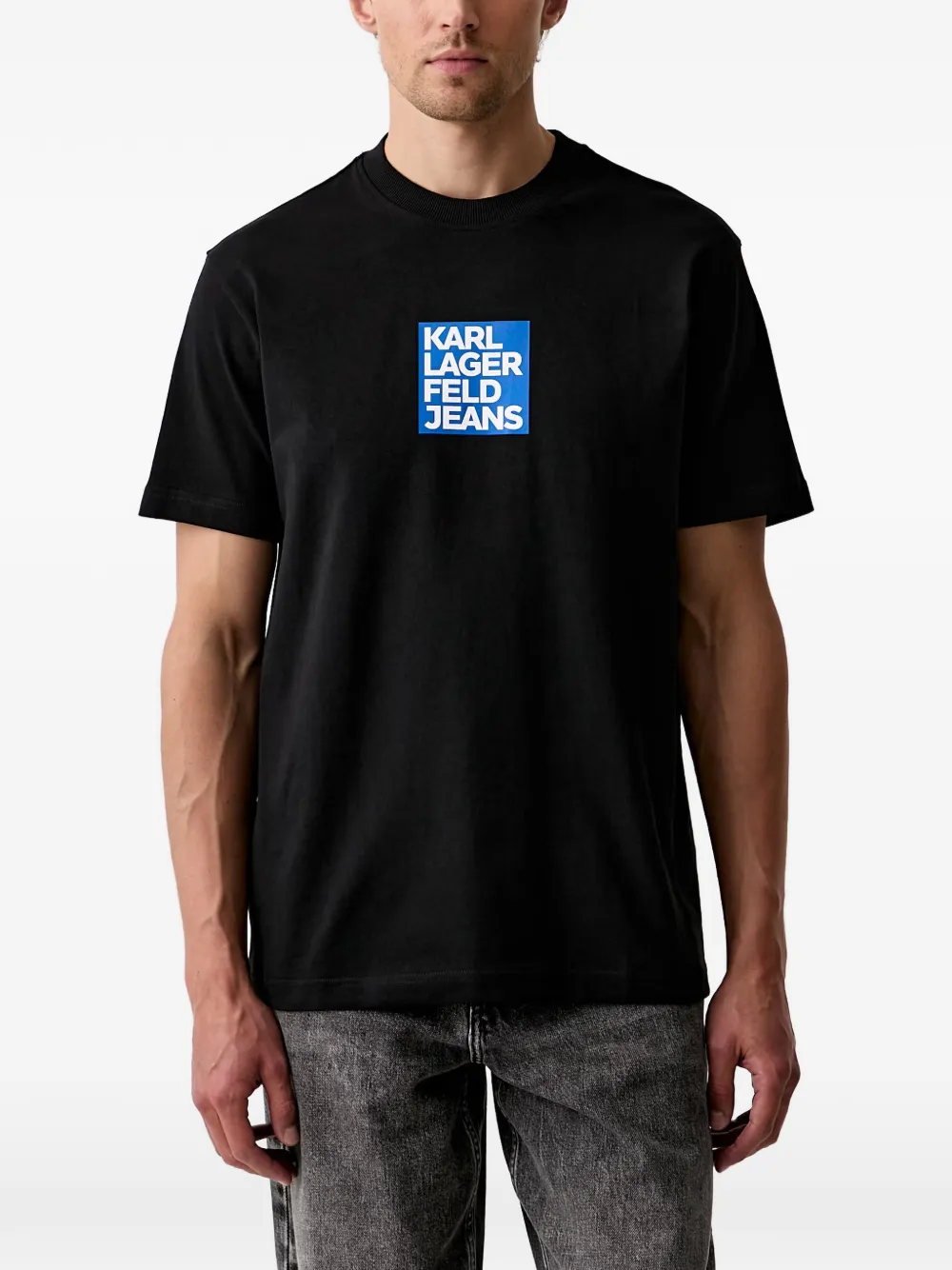 Karl Lagerfeld Jeans logo-print T-shirt - Schwarz