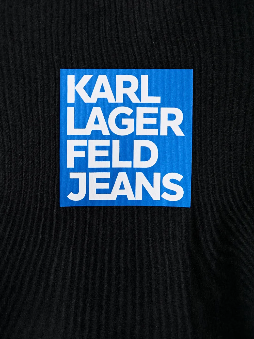 Karl Lagerfeld Jeans T-shirt met logoprint Zwart