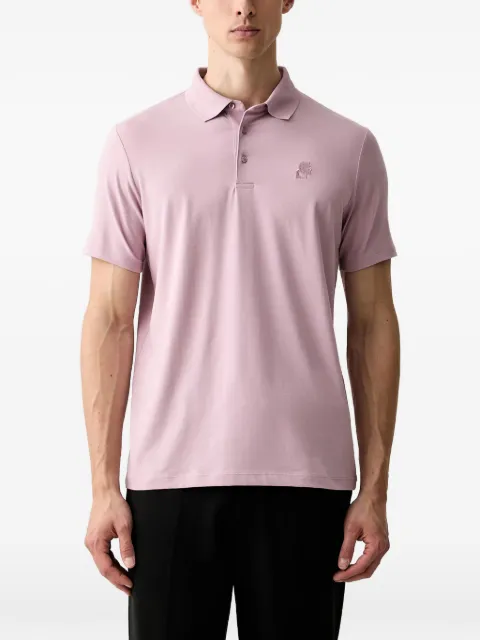 Karl Lagerfeld playera tipo polo con logo bordado