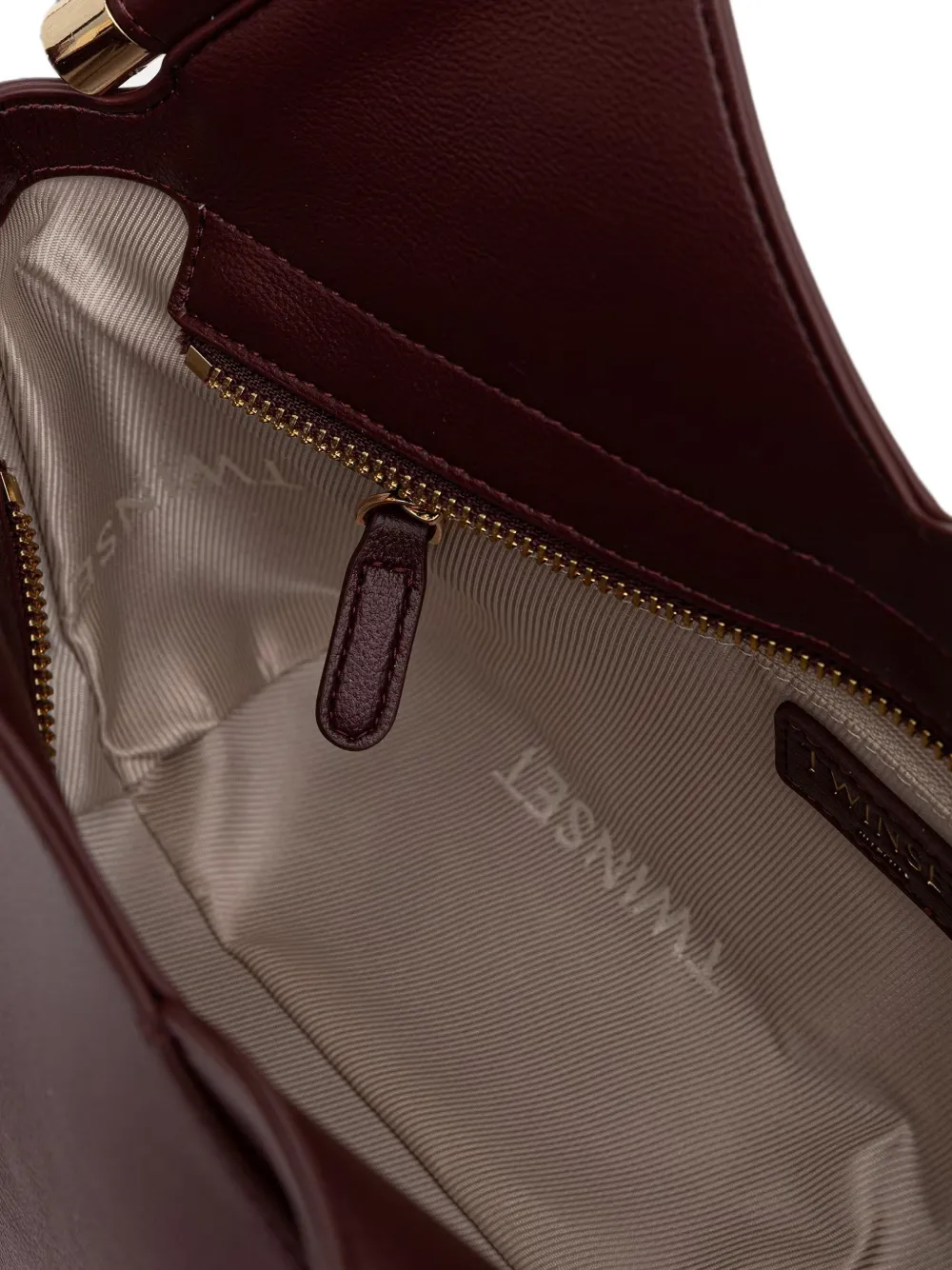 TWINSET Shopper met omwikkeld handvat Rood