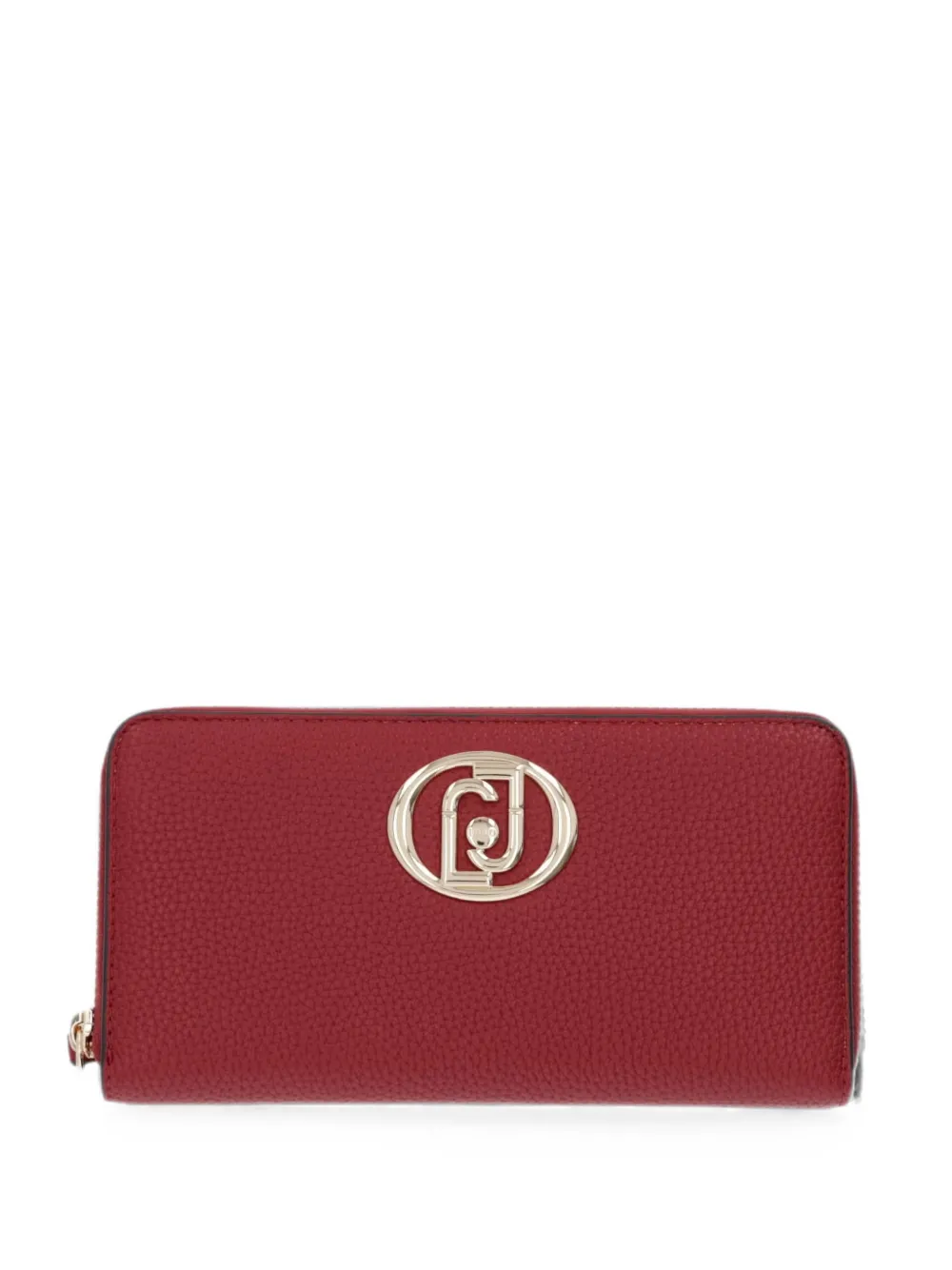 LIU JO logo-plaque wallet - Rot