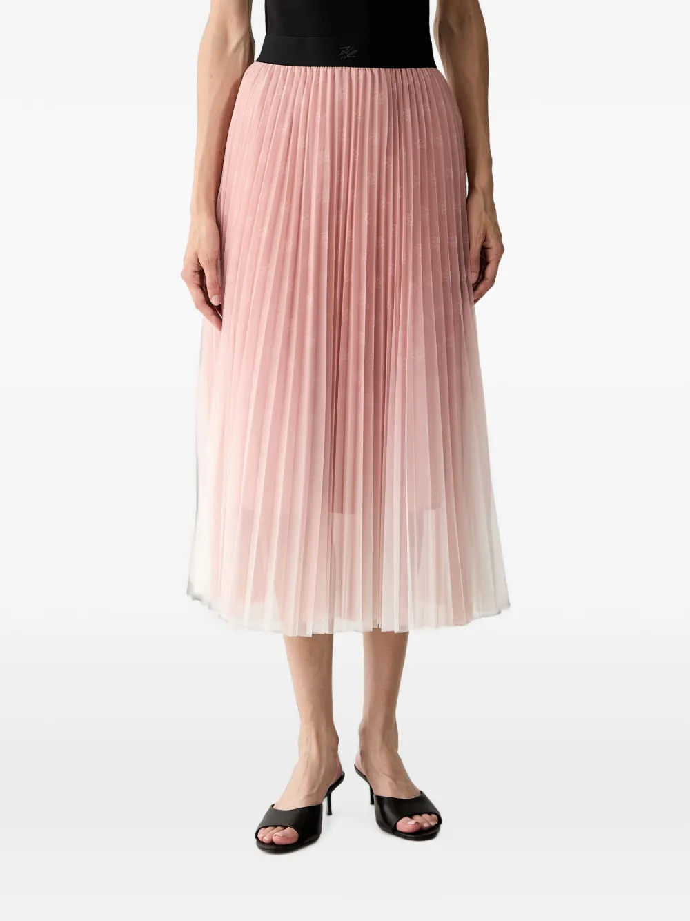 Karl Lagerfeld pleated skirt - Rosa