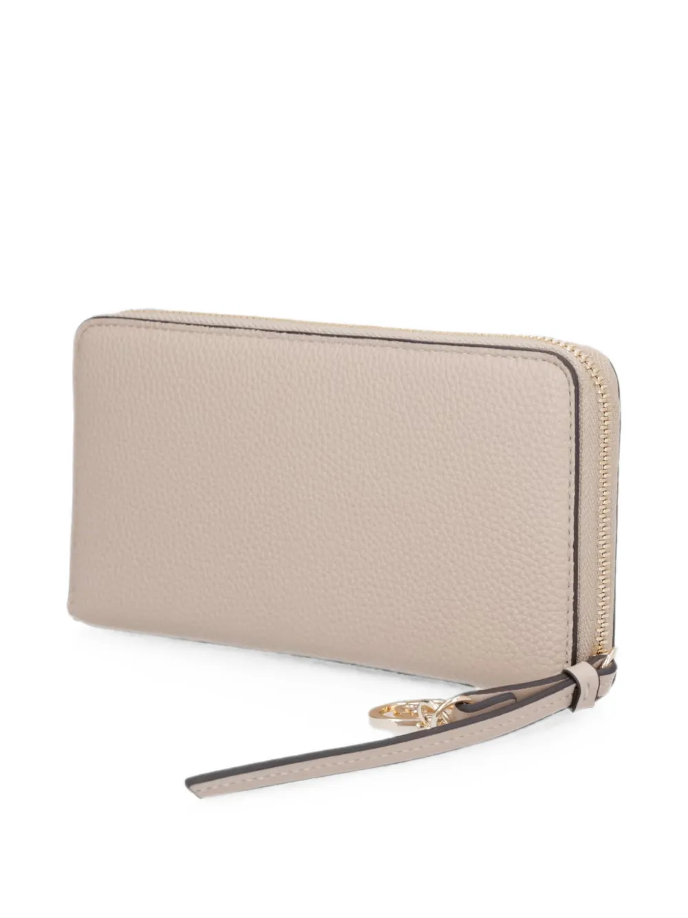 LIU JO Portemonnee met logo-plakkaat en kiezel-effect Beige