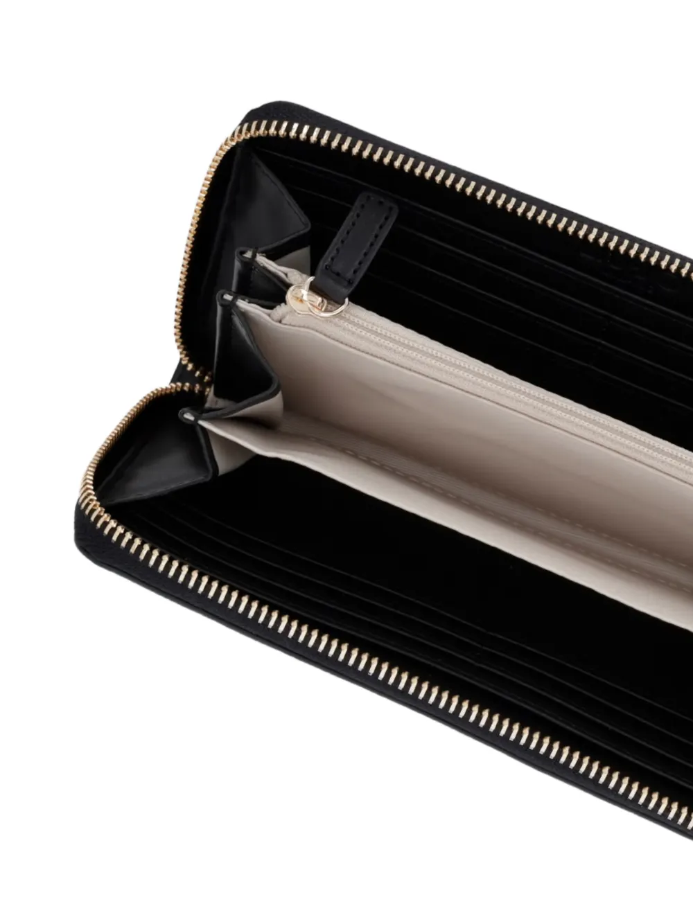 LIU JO Portemonnee met monogram-print en rits Bruin