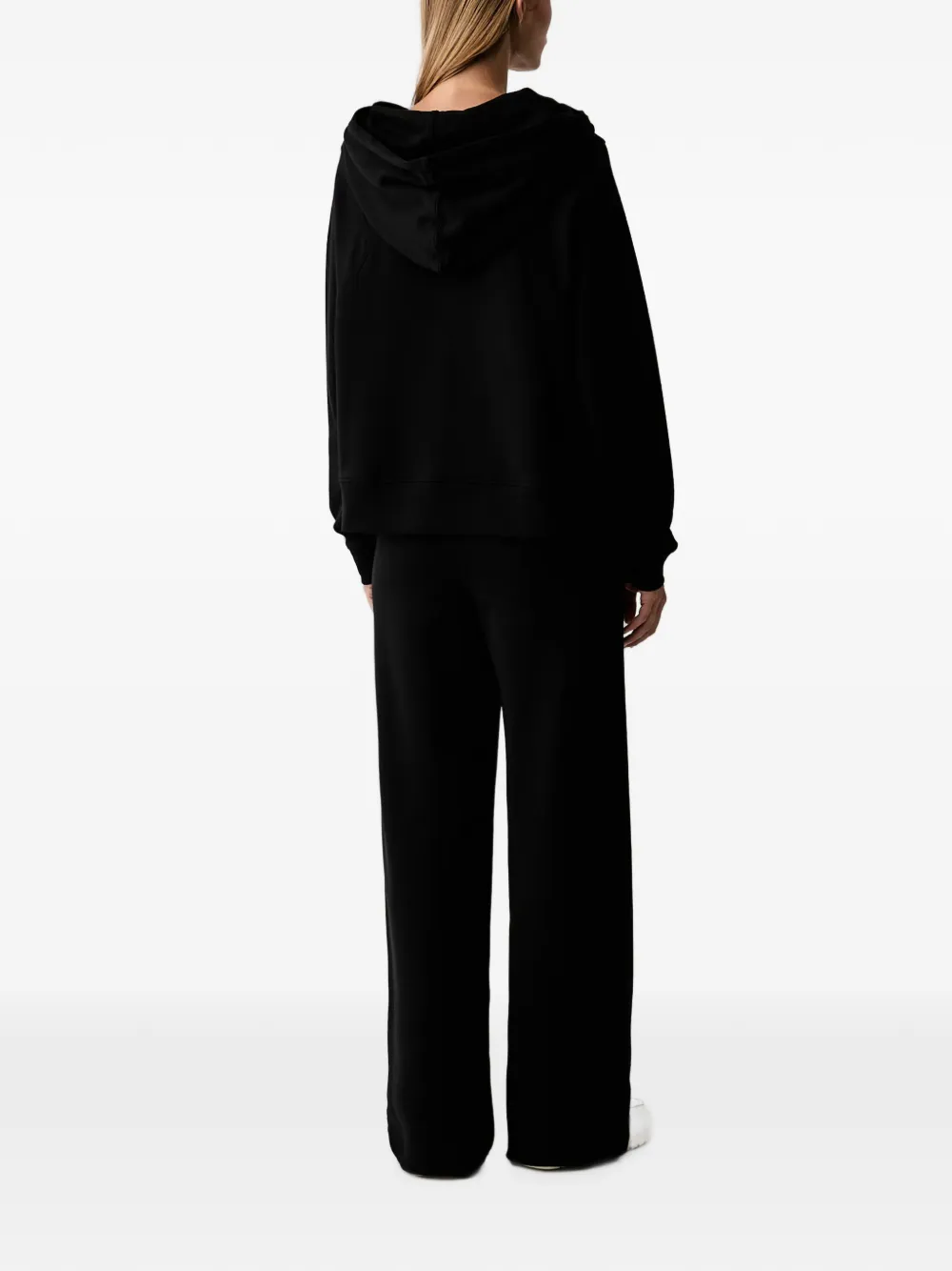 TWINSET logo-embroidered drawstring jumpsuit Zwart
