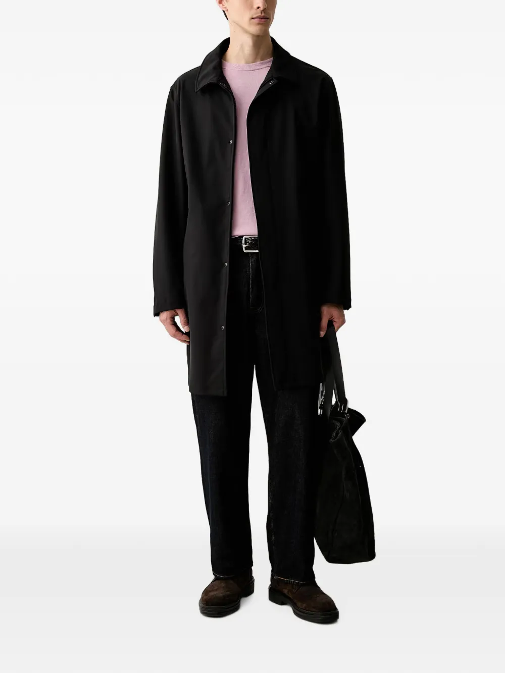 Karl Lagerfeld Trui met geborduurd logo en ronde hals Roze