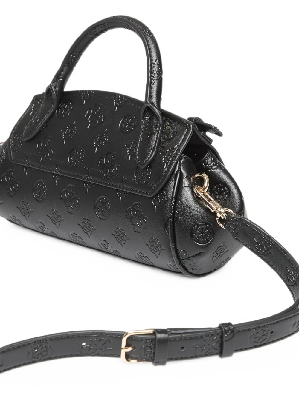 GUESS USA Diana shopper met handvat en logo-reliëf Zwart
