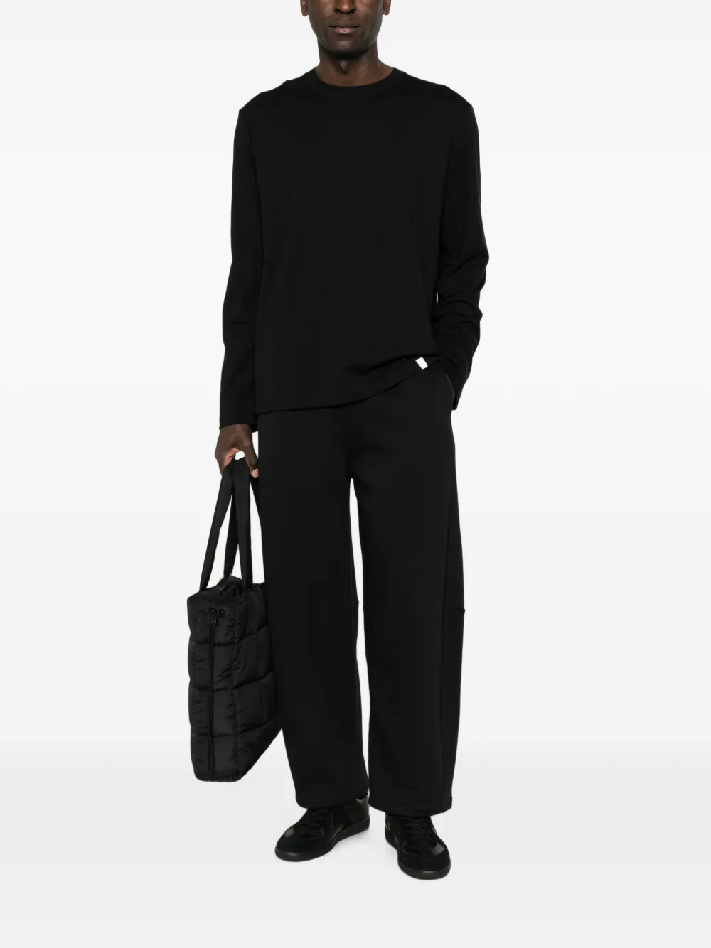Woc Long-sleeve T-shirt In Black
