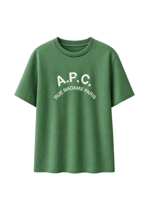 A.P.C. T-shirt with faded-effect A.P.C. logo