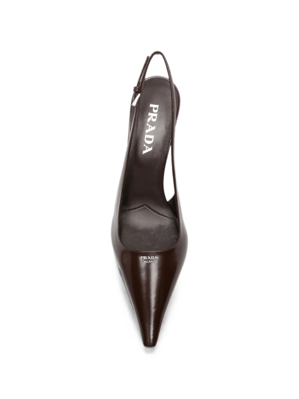 Prada pointed-toe slingback pumps Bruin