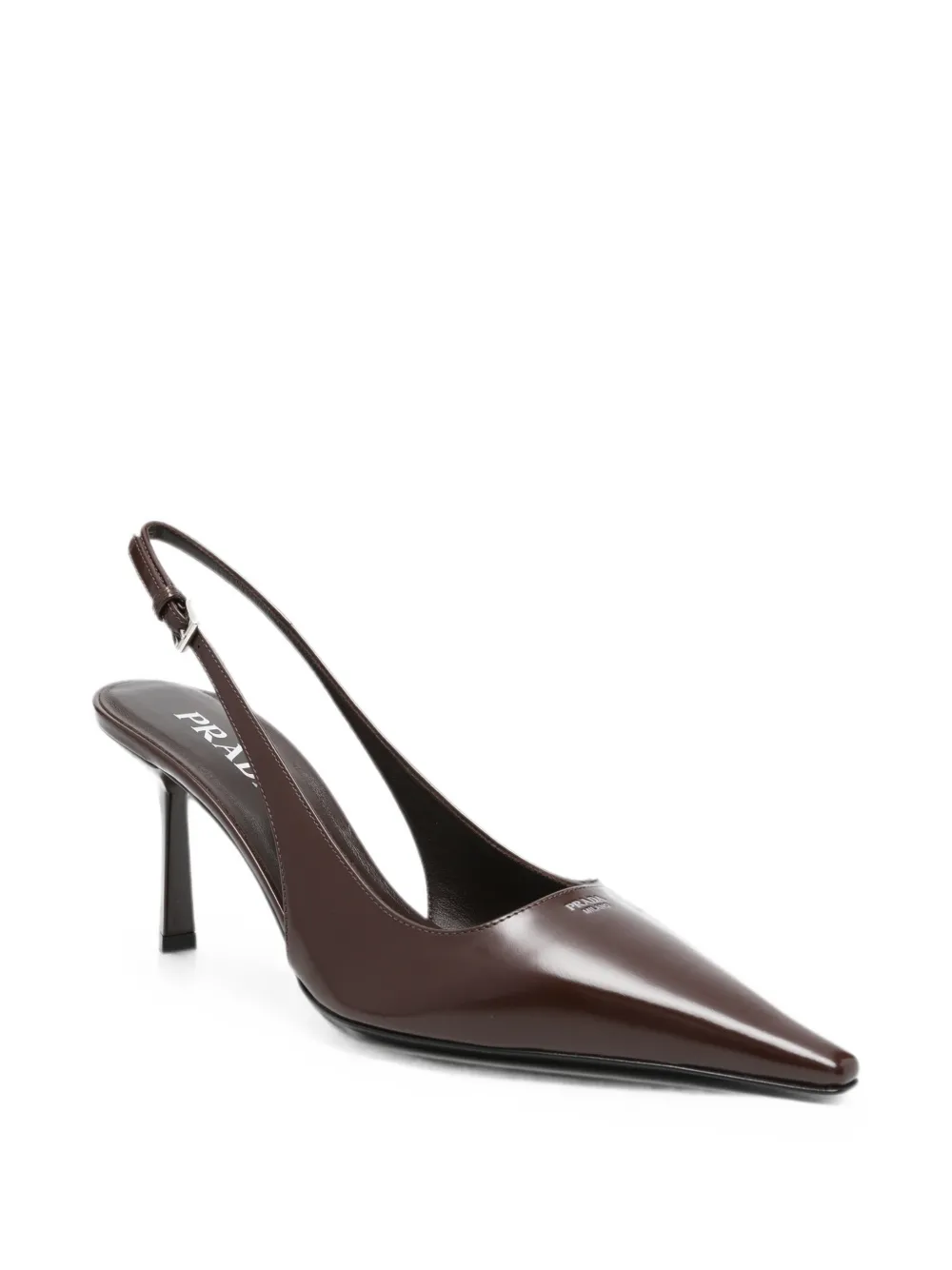 Prada pointed-toe slingback pumps Bruin