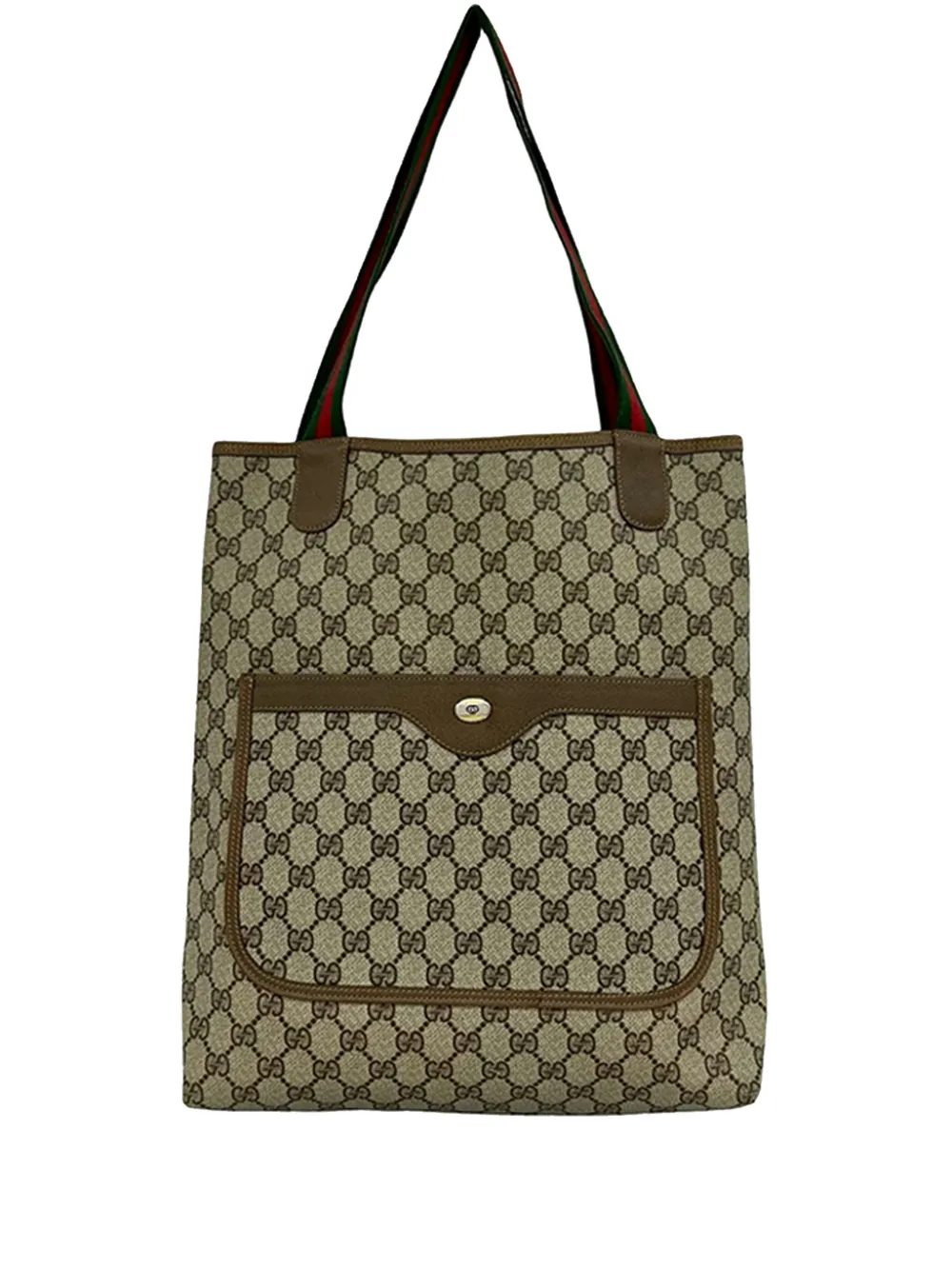 Gucci Pre-Owned 20th Century GG Supreme Web tote bag - Nude