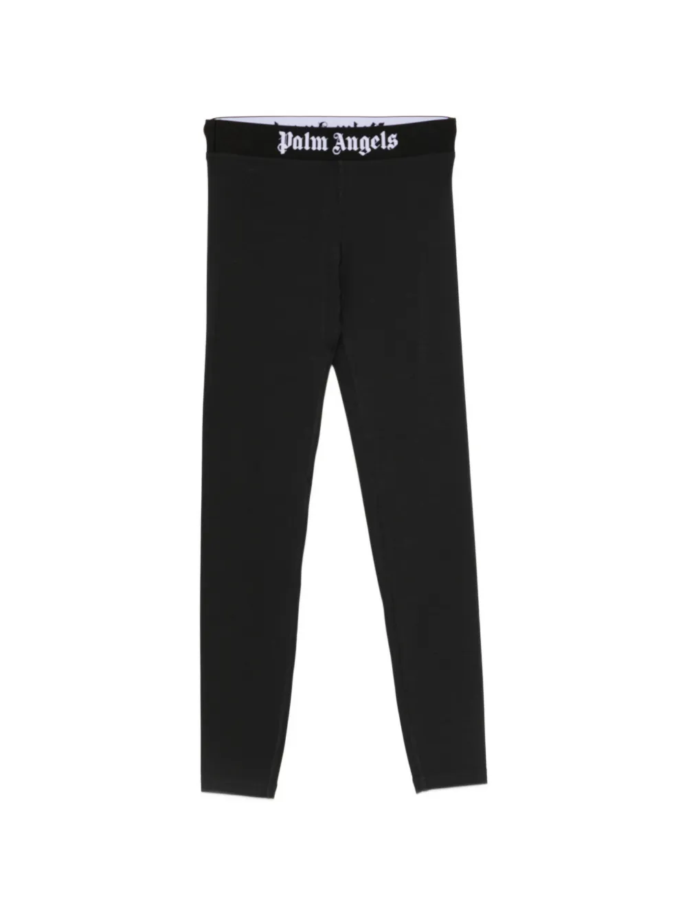 Palm Angels logo-waistband leggings - Nero
